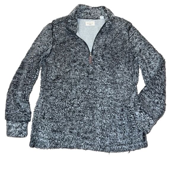 Women's Weatherproof Vintage Gray Fleece Pullover Medium - Picture 3 of 5